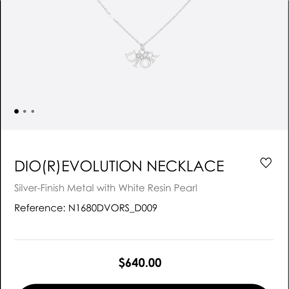 Dior Evolution Necklace - image 3
